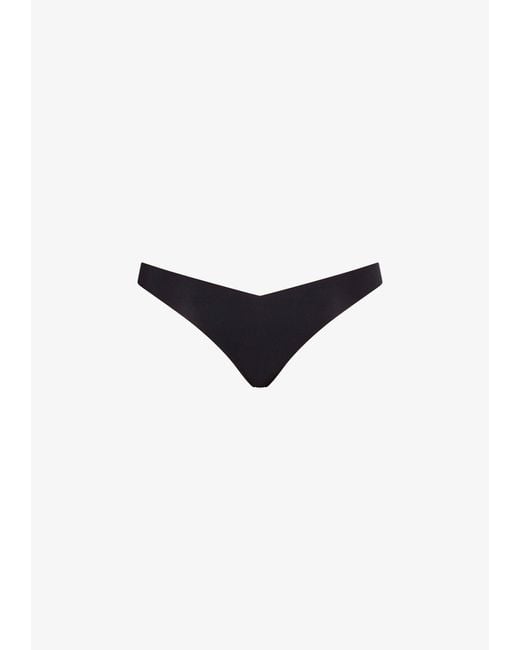Commando Black Tiny Thong