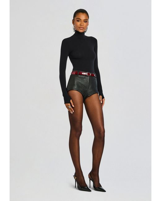 Commando Black Ballet Turtleneck Bodysuit