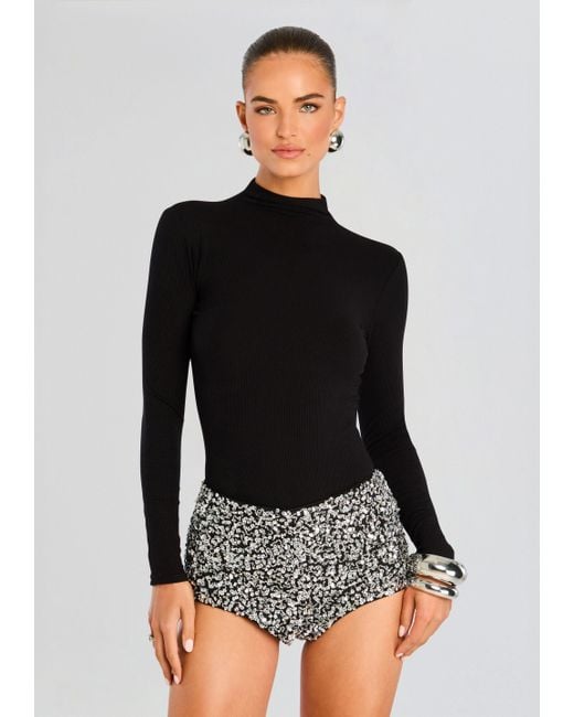 SER.O.YA Black Meg Bodysuit