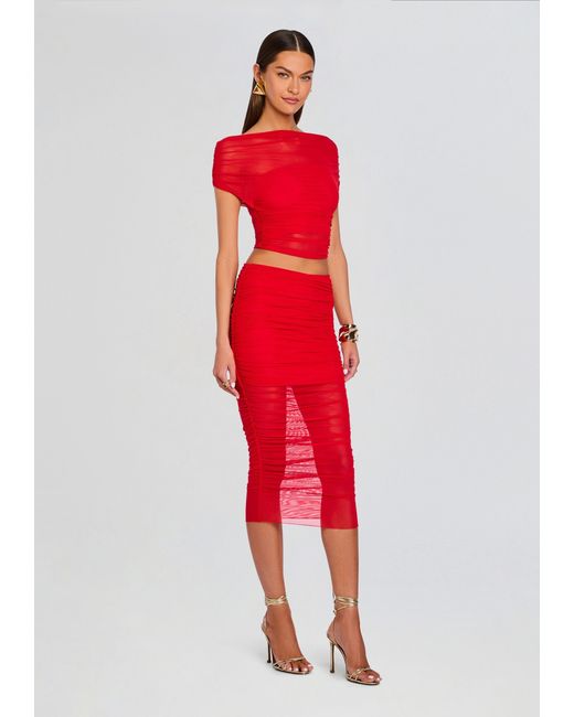 SER.O.YA Red Marsh Mesh Top