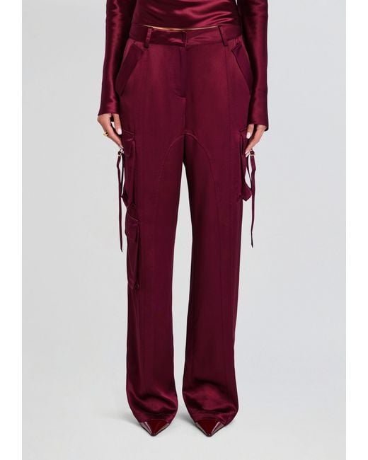 retroféte Red André Cargo Pants