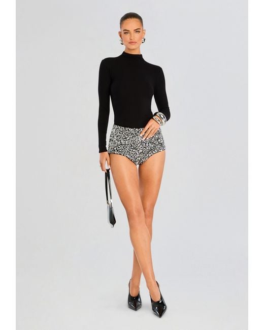 SER.O.YA Black Meg Bodysuit