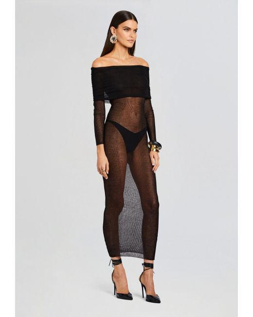 SER.O.YA Tondra Dress in Black | Lyst