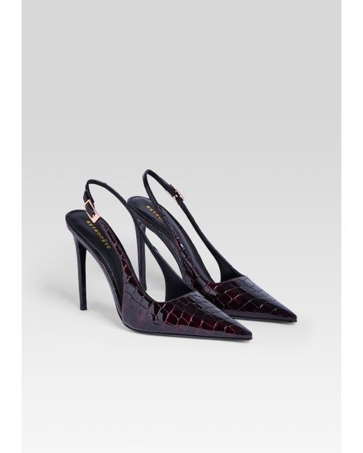 retroféte White Cindy Slingback Heel