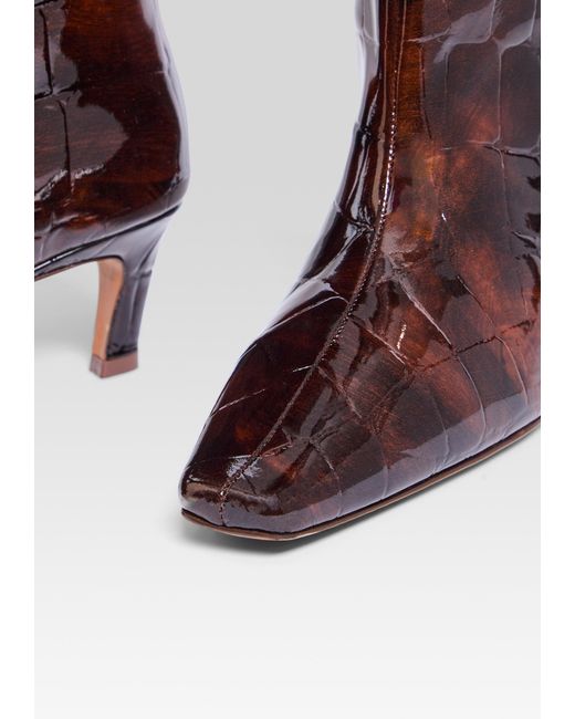 retroféte Red Taliah Leather Boot