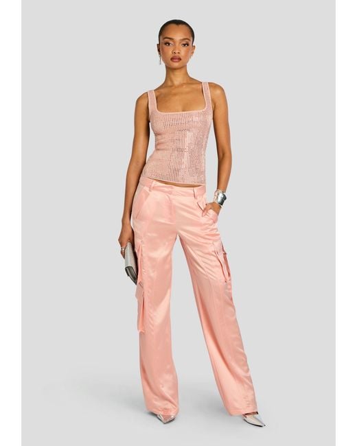 retroféte Pink André Cargo Pants
