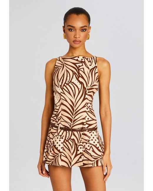retroféte White Kat Romper