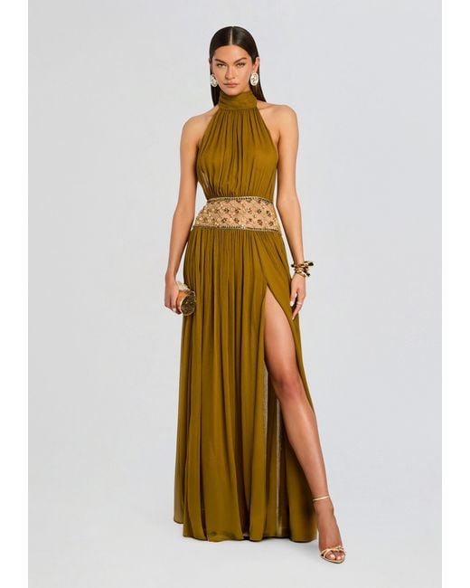 retrofte Kreeli Embellished Dress in Metallic | Lyst retrofte Kreeli Embellished Dress in Metallic | Lyst