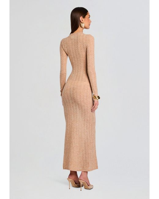 SER.O.YA White Una Knit Maxi Dress