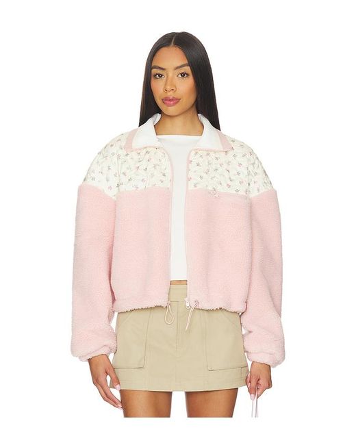 For Love & Lemons Pink Jacke Saide