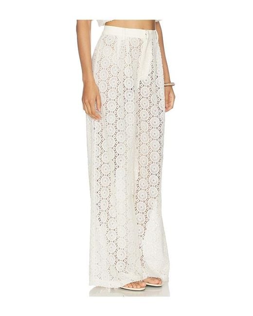 NonChalant Label White Alice Pant