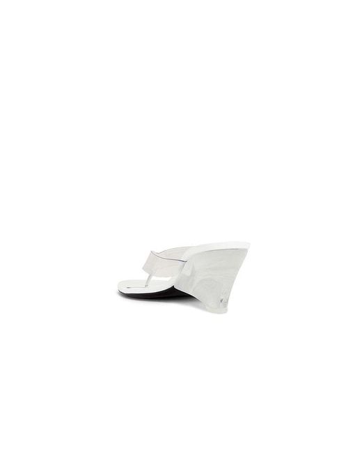 Coperni White Lift Flip Flop Sandal