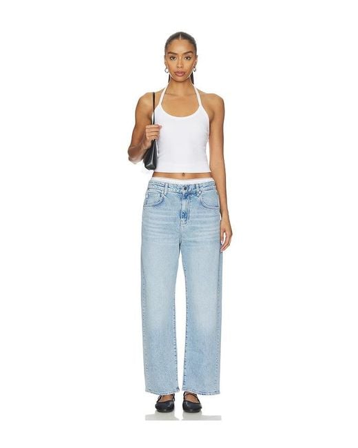 AG Jeans Blue Hattie Barrel Jean
