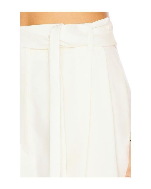 Rohe White Tailored Shorts With Belt