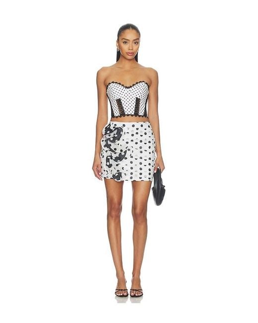 Charo Ruiz Black Solera Skirt