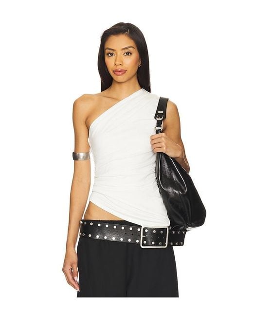 Nia White Max Top