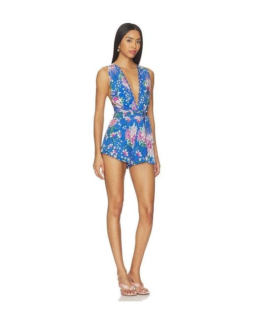 Agua Bendita Blue X Revolve Romper