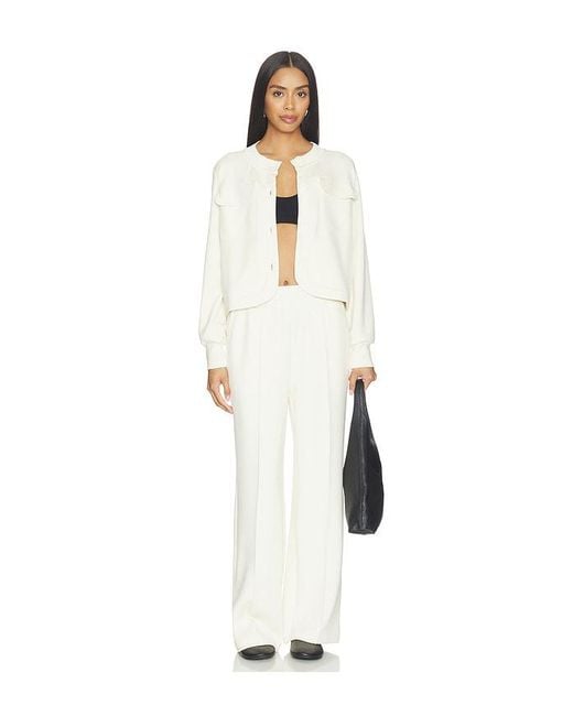 Varley White The Wide Leg Pant