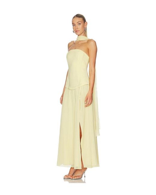 Line & Dot Metallic Fond Dress