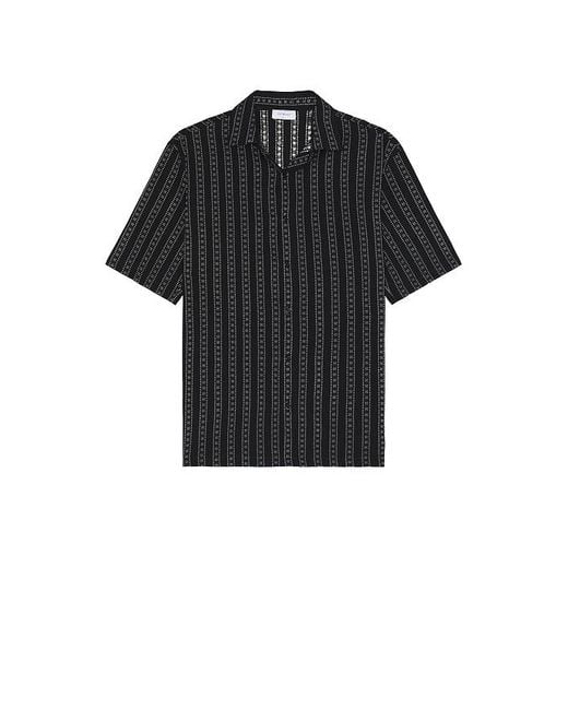 Off-White c/o Virgil Abloh Black Stripes Bowling Shirt for men