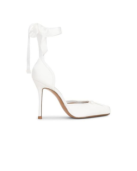 Steve Madden White Larina Heel