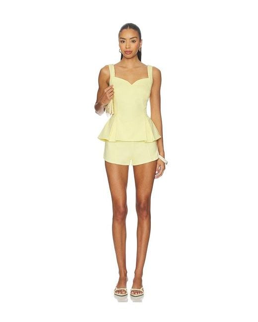 Steve Madden Yellow Zenia Top