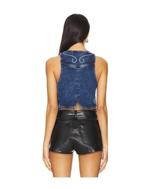 Urban Outfitters Blue Money Maker Top