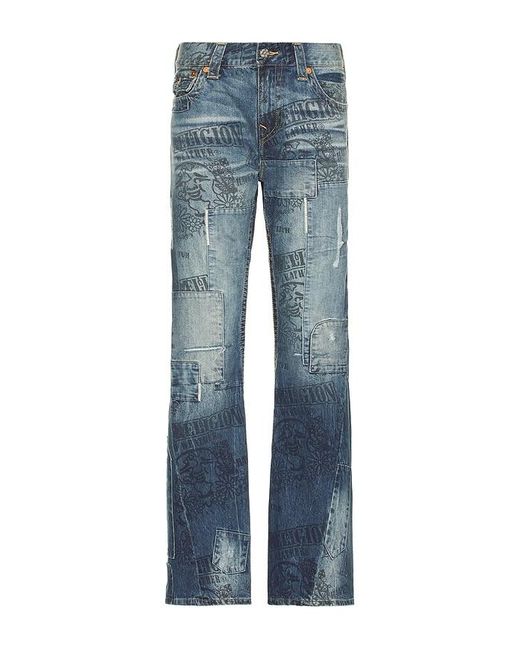 True Religion Blue X Bad Weather Stacked Pocket Joey Jeans for men