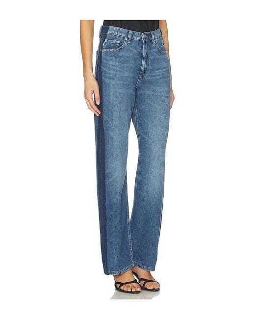 DL1961 Blue Karmine Aura High Rise Refined Leg Jeans