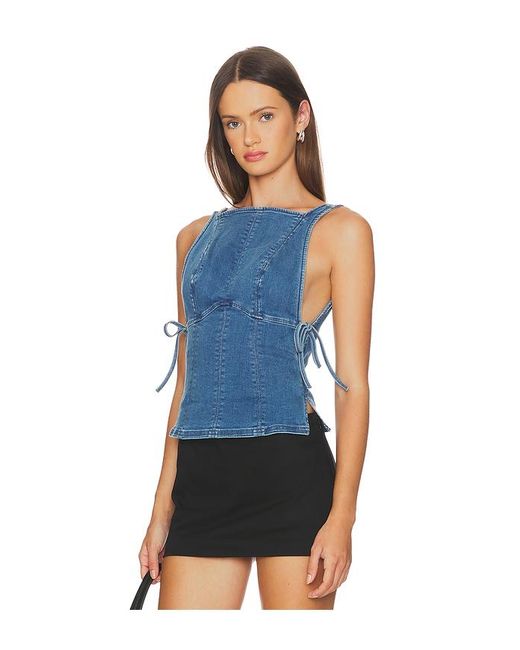 Corsé Not My Fault En Color Azul Talla (También En S, M, Xl) Free People de color Blue