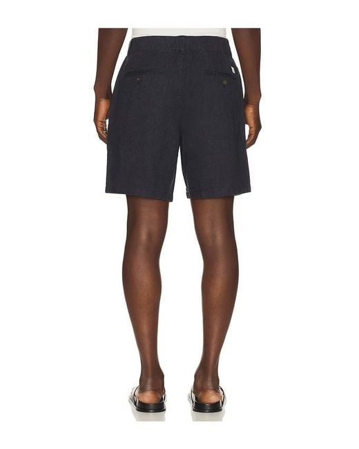 Marine Layer Black 7 Saturday Hemp Chino Short for men