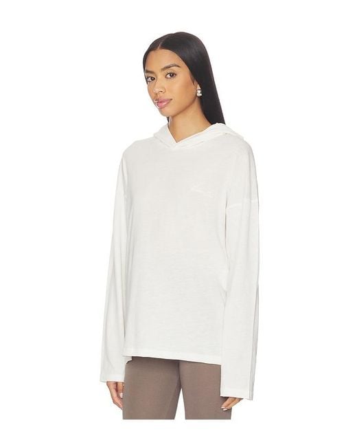 Fear Of God White Classic Fit Hooded Tee