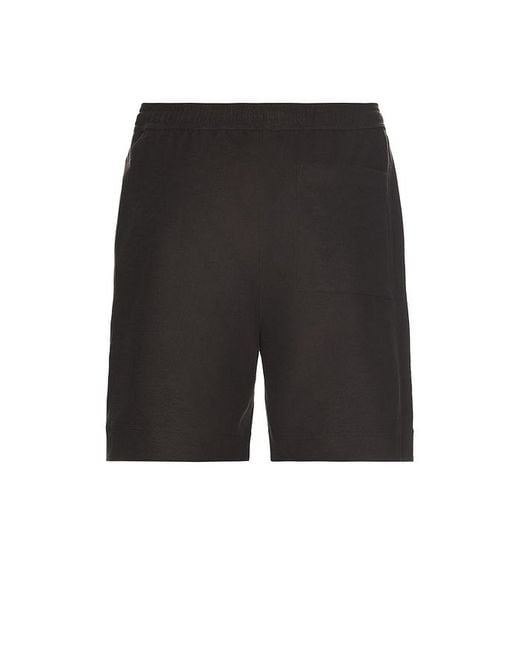Theory Black Soft Terry Sweatshorts for men