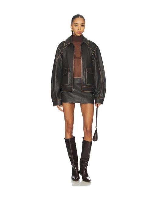 SER.O.YA Brown Lainey Top