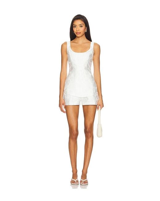 Amanda Uprichard White X Revolve Reeves Short