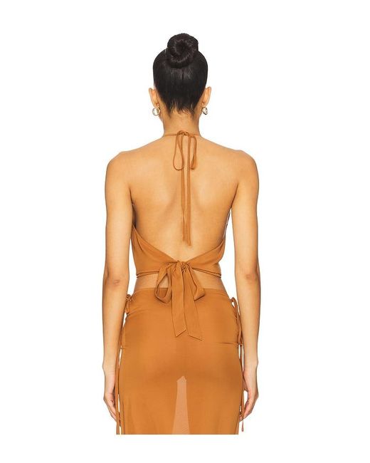 VDM Orange Romy Tide Top