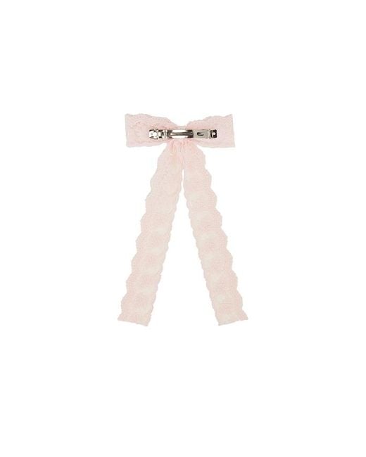 petit moments White Delicate Hair Bow