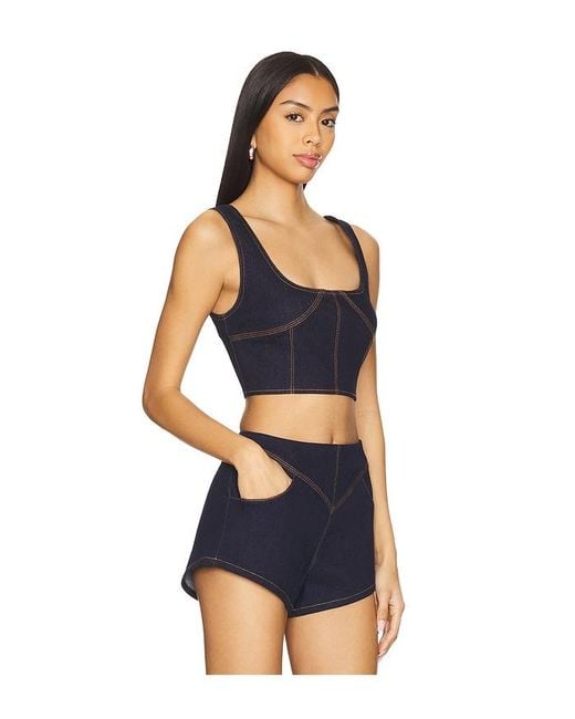 Nakedvice Blue Alba Top