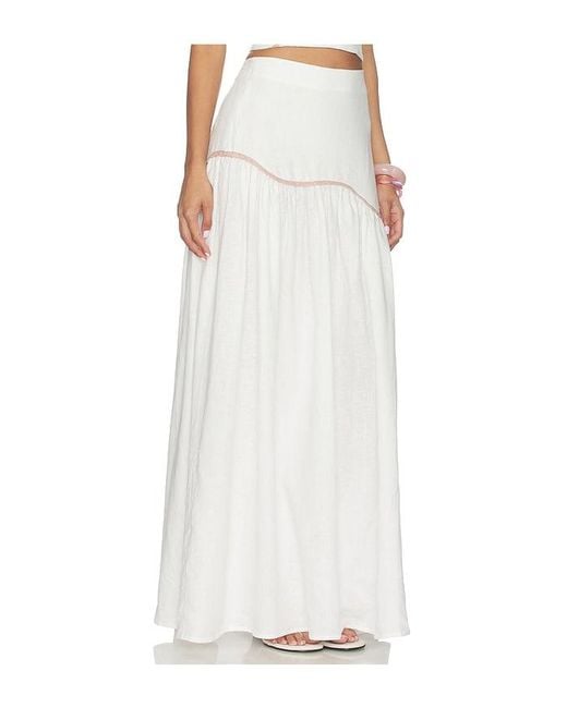 AZULU White Leia Skirt
