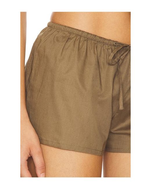 Montce Green Low-Rise Drawstring Shorts