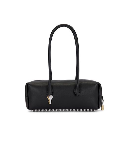 Alexander Wang Black Roux Medium Shoulder Bag