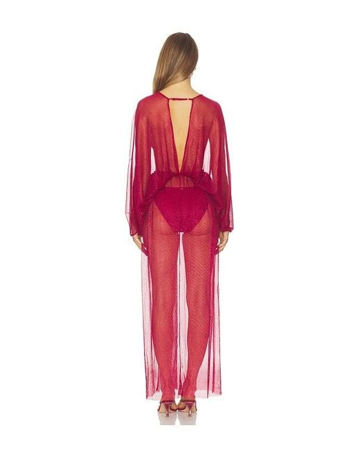 L'idée Red Capri Robe