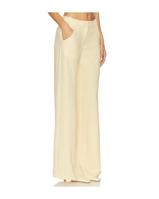 Amanda Uprichard Natural Saddler Pants