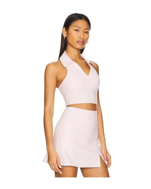 WellBeing + BeingWell White Movewell Frankie Cropped Tank