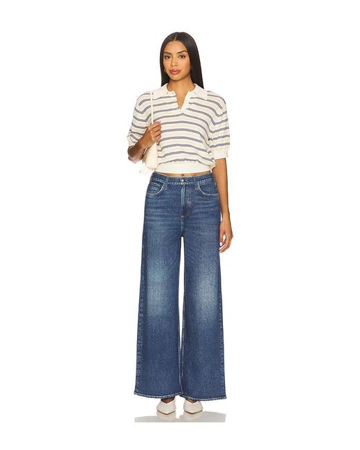 Rag & Bone Blue Rb Miramar Terry Sofie Ankle Pant Jeans