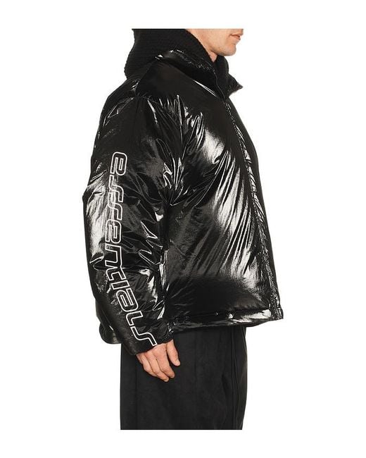 Fear Of God Black Puffer Jacket for men