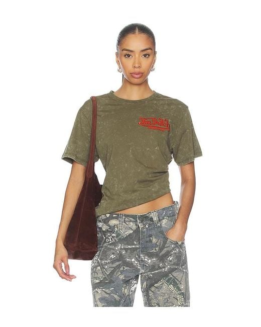 Von Dutch Multicolor Dragon Washed Tee for men
