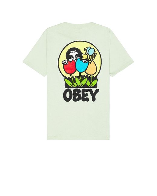 メンズ Obey Tシャツ Multicolor