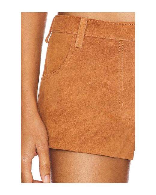 Urban Outfitters Orange X Revolve Perfect Suede Short