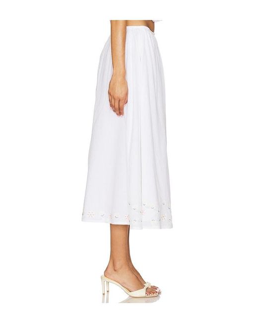 Ciao Lucia White Izar Skirt